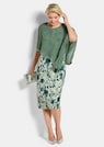Blumenkleid mit Chiffon-Überwurf thumbnail 2