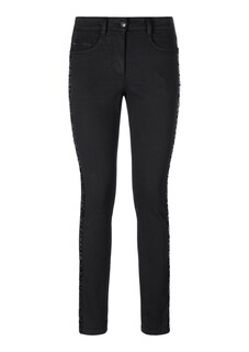 Slim five-pocket jeans with sequins thumbnail 6