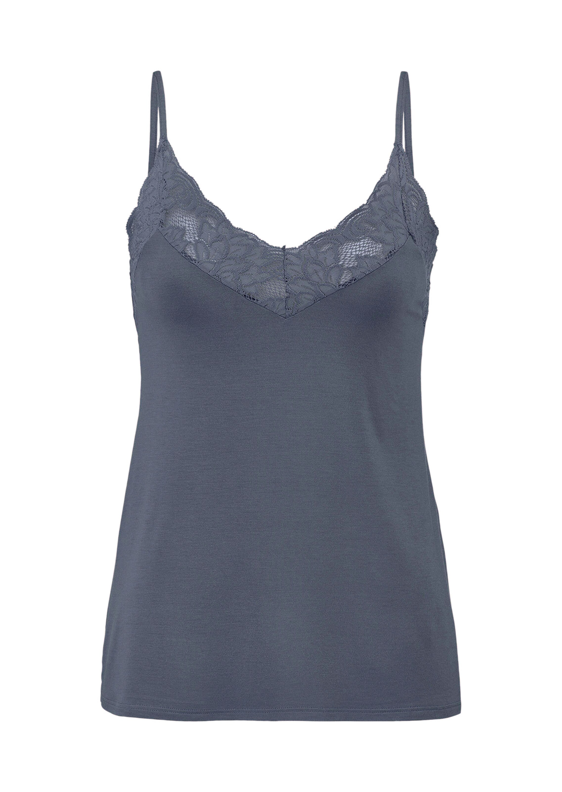 Trägerhemd mit Spitze im 2er-Pack