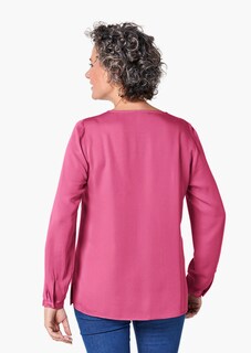 Flatteuze blouse zonder sluiting met modieuze kraag thumbnail 3