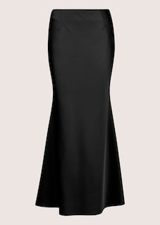 Long satin skirt thumbnail 6