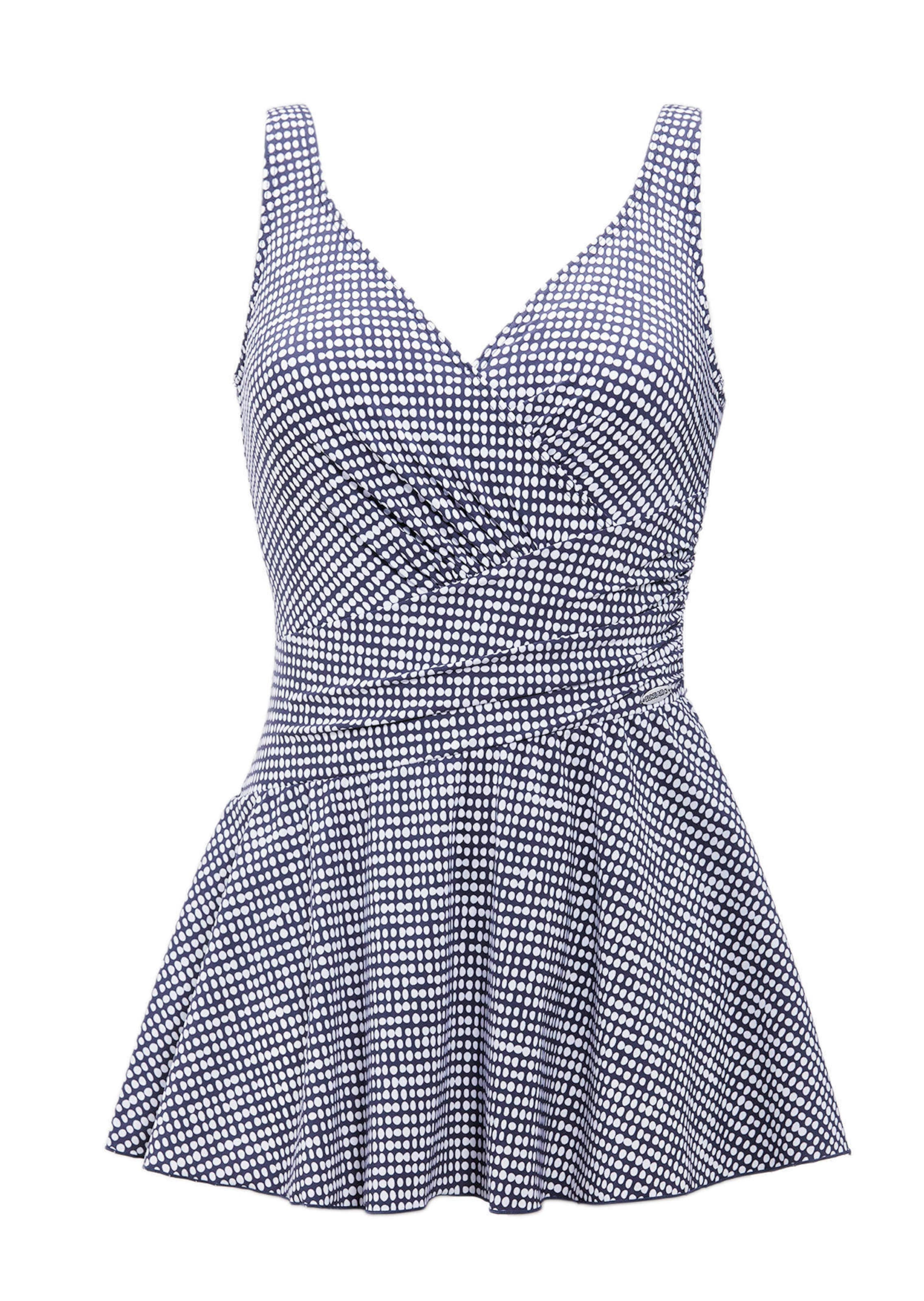 Maillot de bain style cache-cœur avec jupette