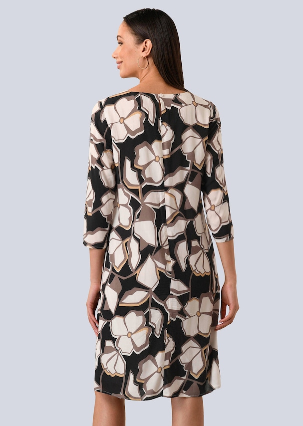 Kleid mit stRückendem V-Ausschnitt 2