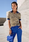 Leopard print polo shirt thumbnail 7