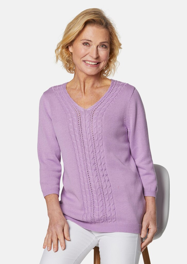 Pull encolure en V