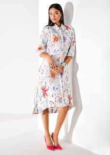 Leinenkleid in Hemdblusenform thumbnail 7