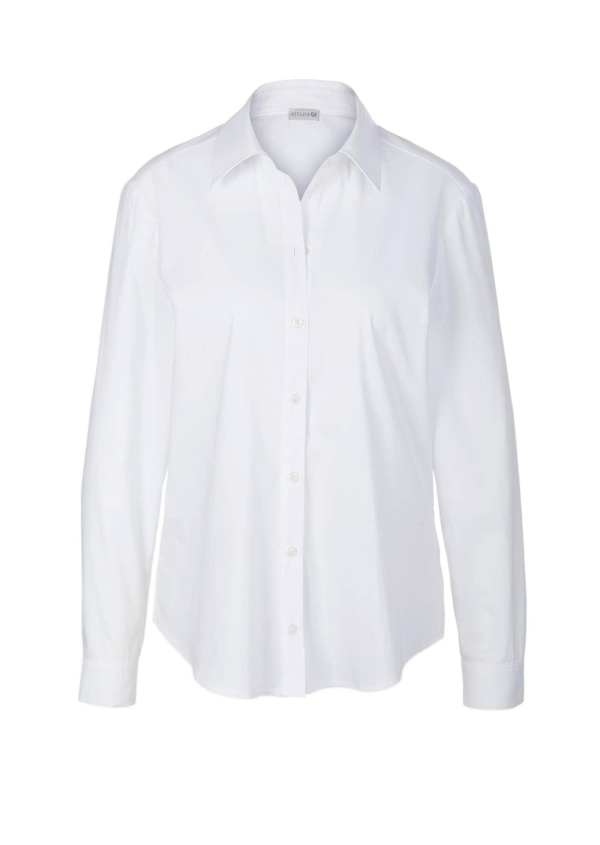 Unentbehrliche Langarmbluse mit Elasthananteil