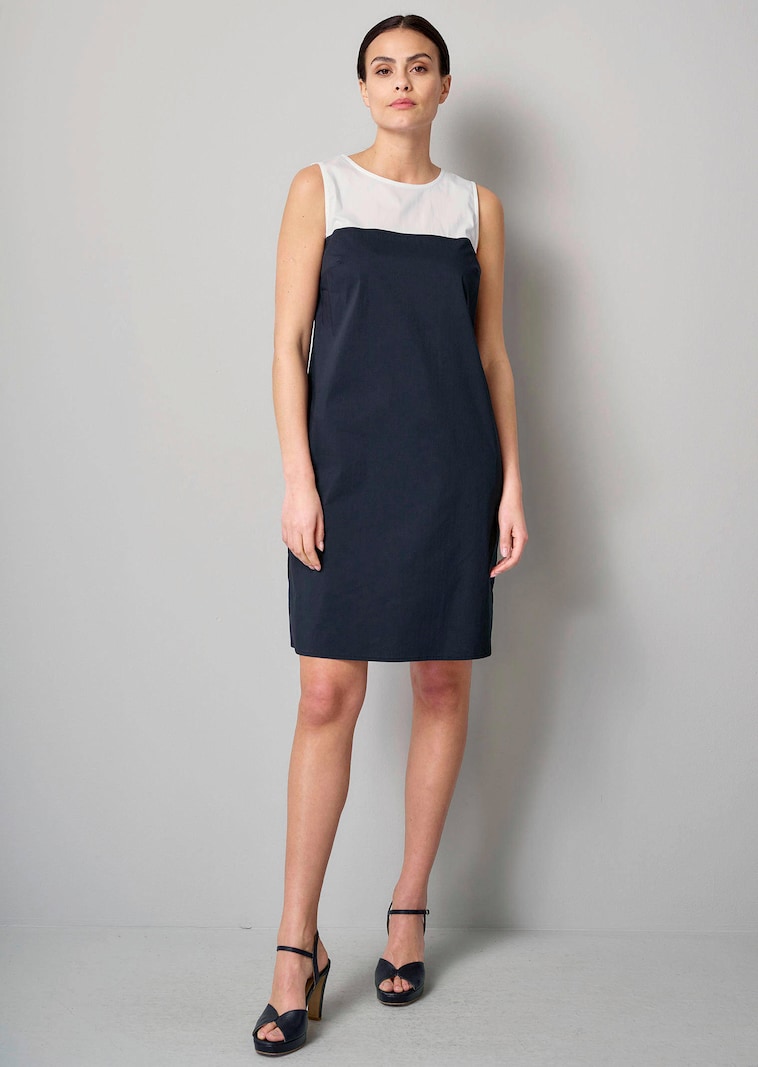 Kleid in Colorblockfarben