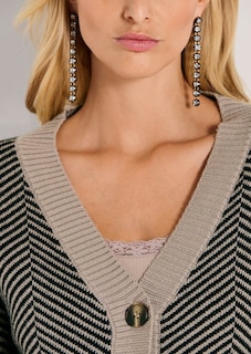 Strickjacke mit Jacquard-Muster thumbnail 5
