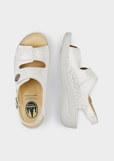 Sandalen aus Leder mit Kork-Wechselfußbett thumbnail 2