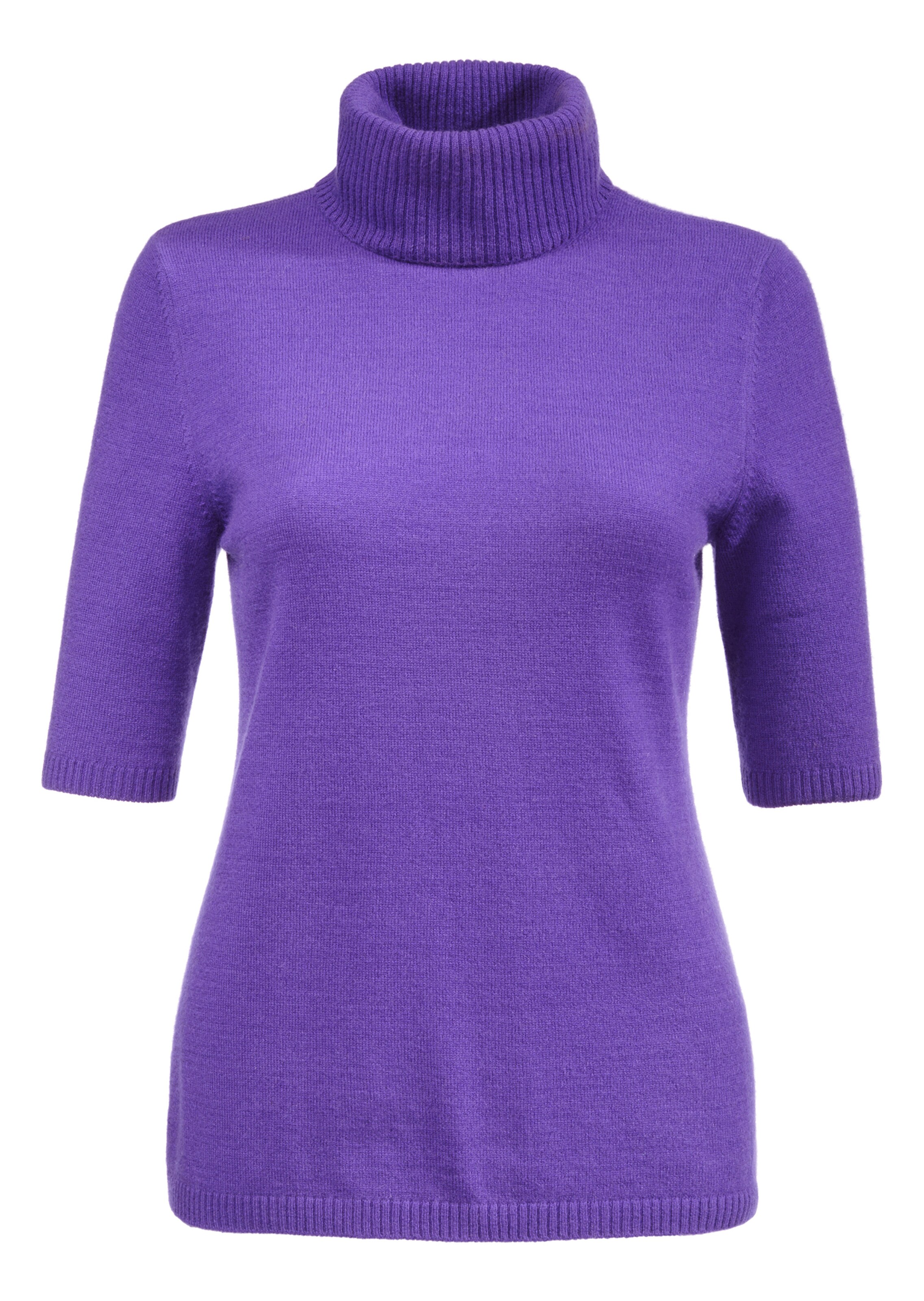 Kaschmirpullover mit Rollkragen