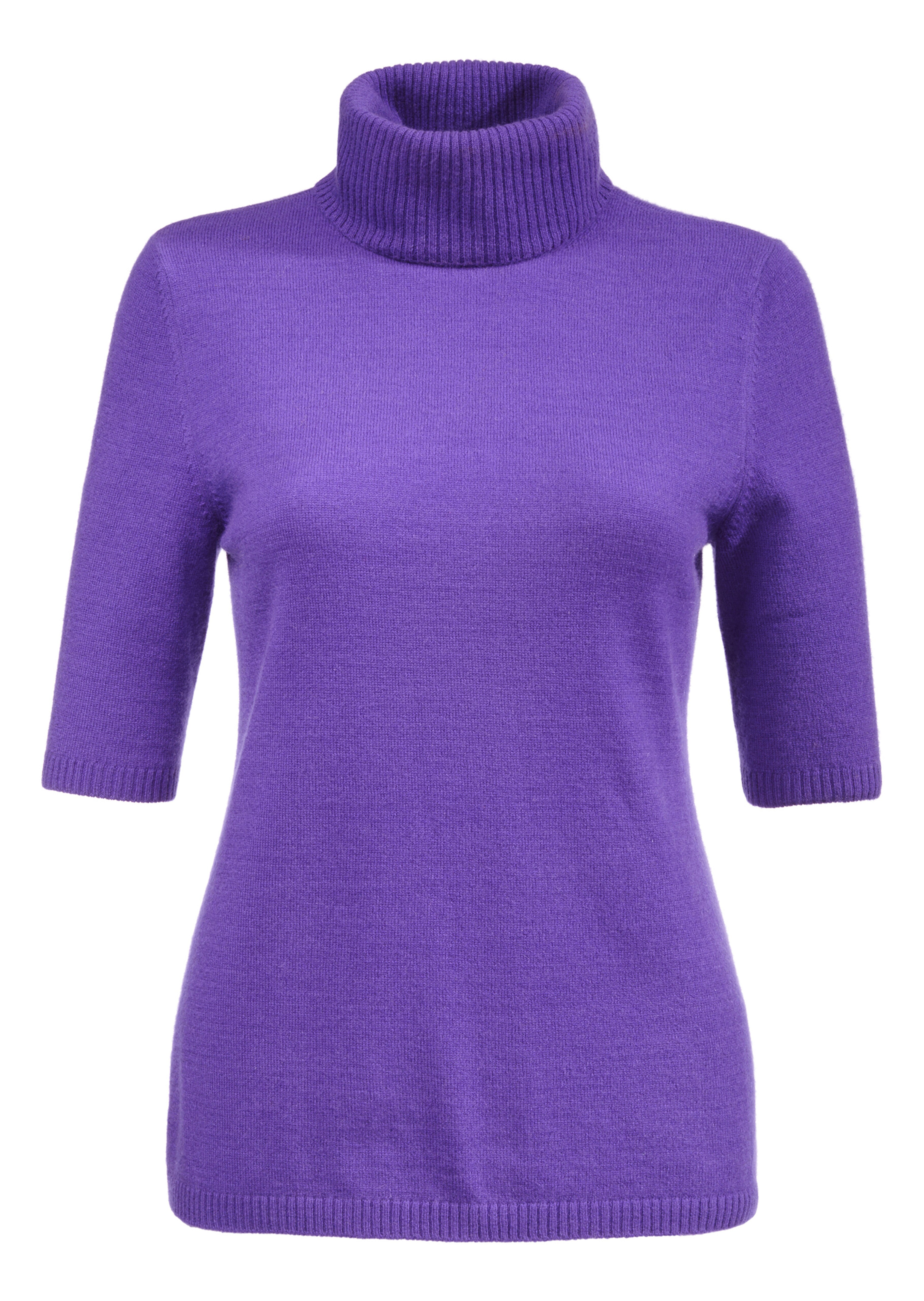 Kaschmirpullover mit Rollkragen