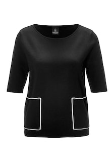 Pull manches courtes avec poches plaquées thumbnail 4