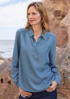 Bluse Denim in Tencel-Qualität thumbnail 7