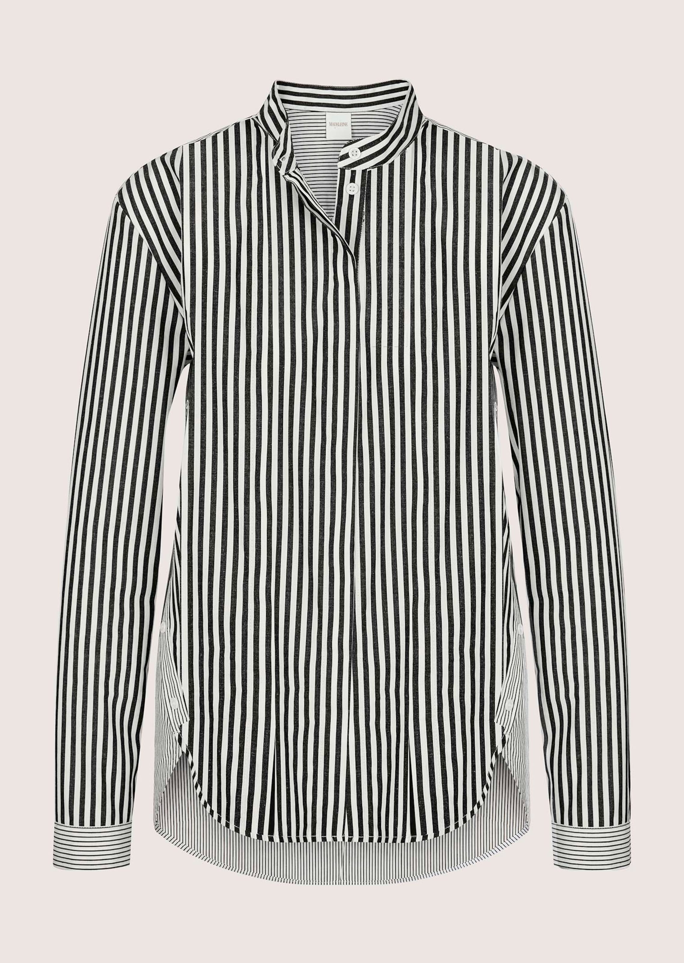 Blouse en coton à rayures variées