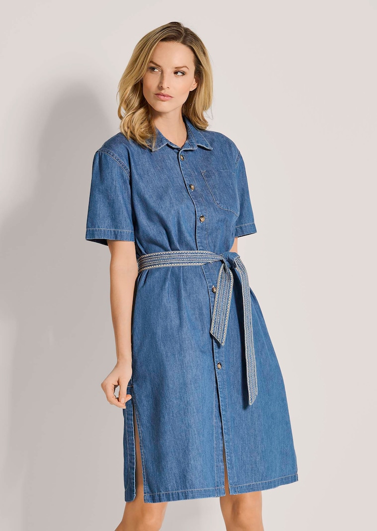 Cotton denim dress