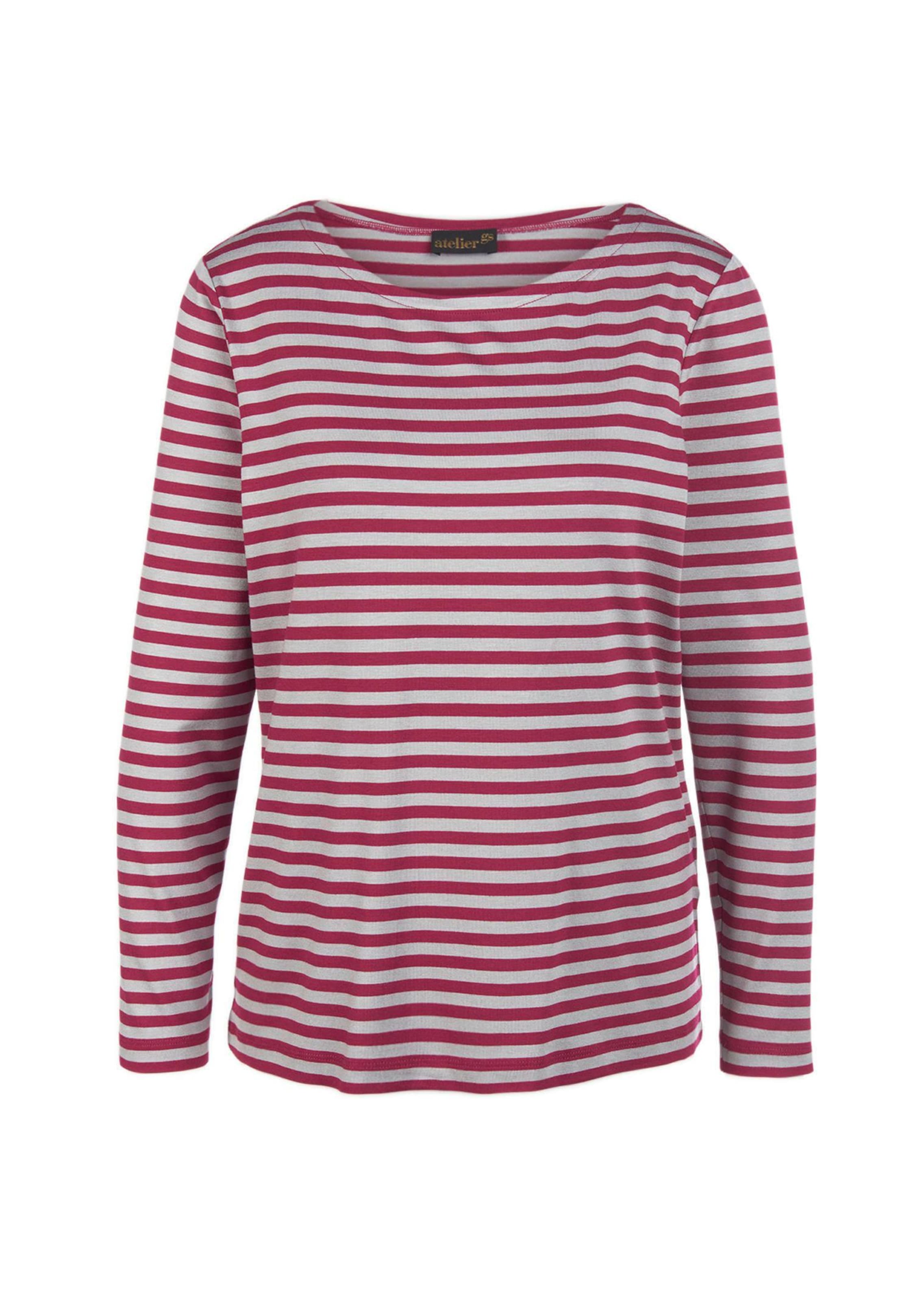 Meerkleurig gebreid, gestreept shirt