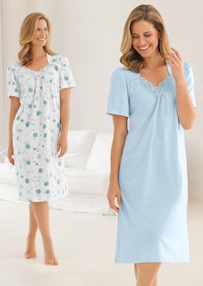 Lot de chemises de nuit en pur coton thumbnail 3