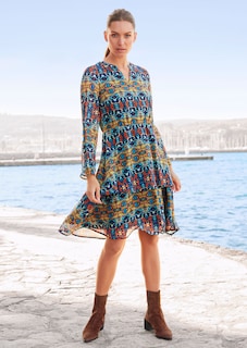 Robe imprimé tendance avec doublure thumbnail 7