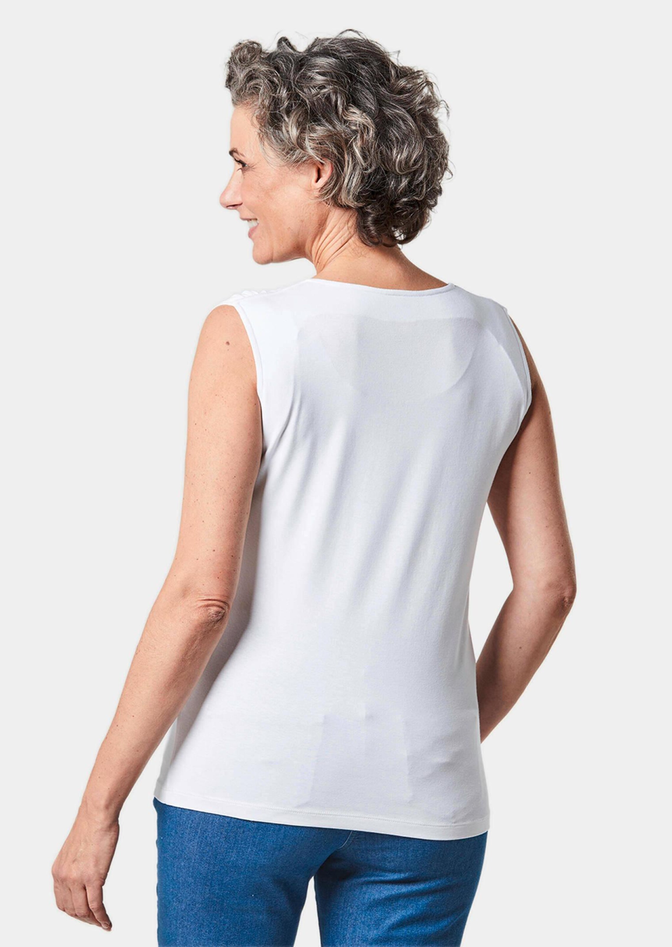 Bustier en jersey - blanc - Gr. 21 de Goldner Fashion