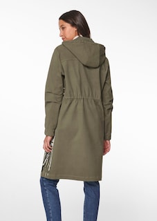 Parka with animal print thumbnail 3