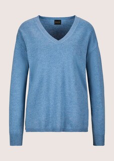Pull en V en bon cachemire thumbnail 6