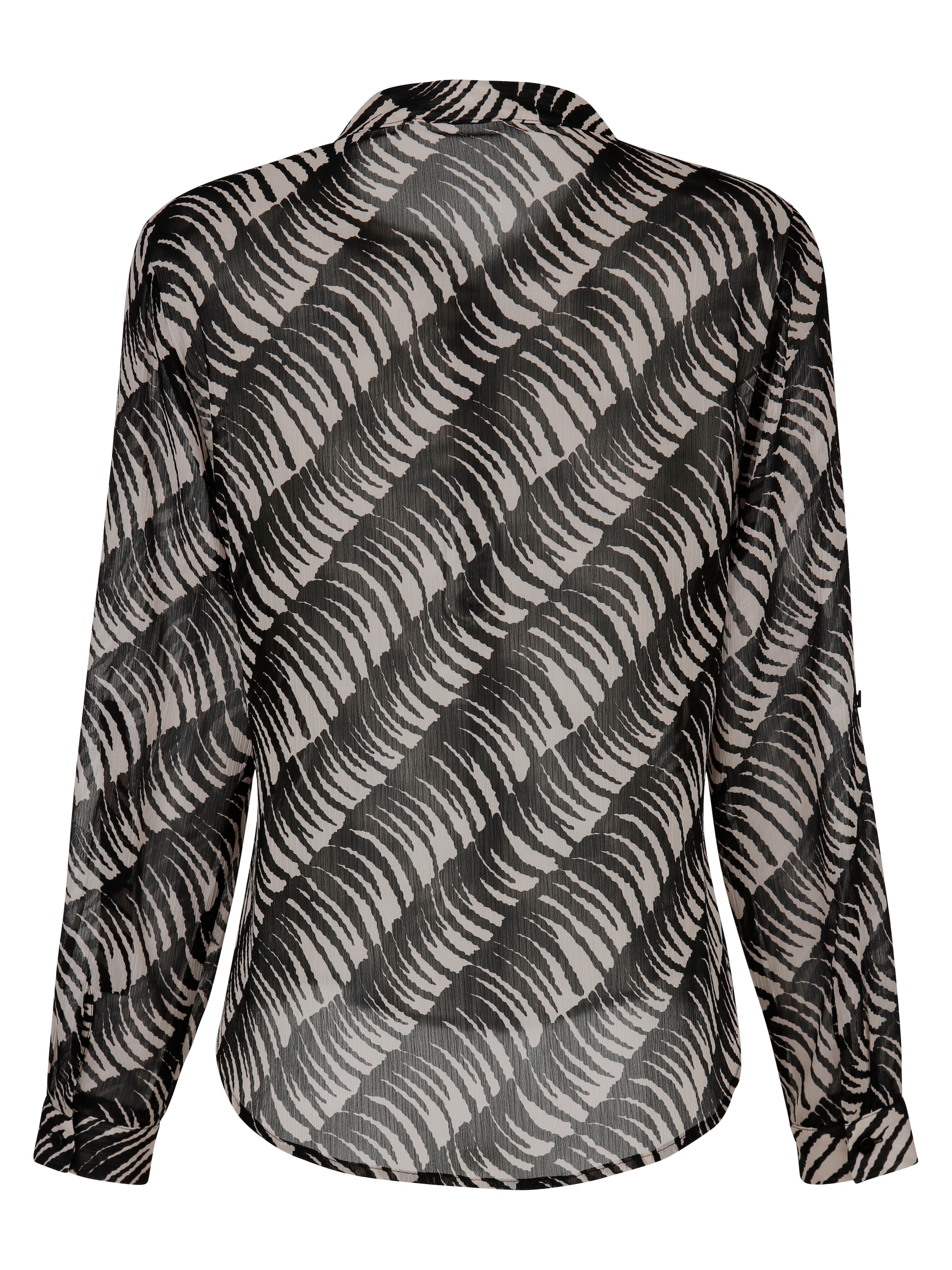 Bluse in transparenter Qualität