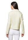 Double-breasted short blazer in boiled wool thumbnail 3