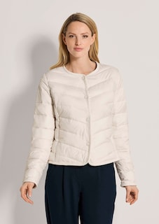 Leichte Steppjacke mit bestickter Blende thumbnail 1