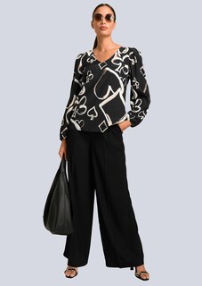 Bluse mit voluminösen Puffärmeln thumbnail 2