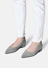 Spitze Ballerinas aus Veloursleder thumbnail 1