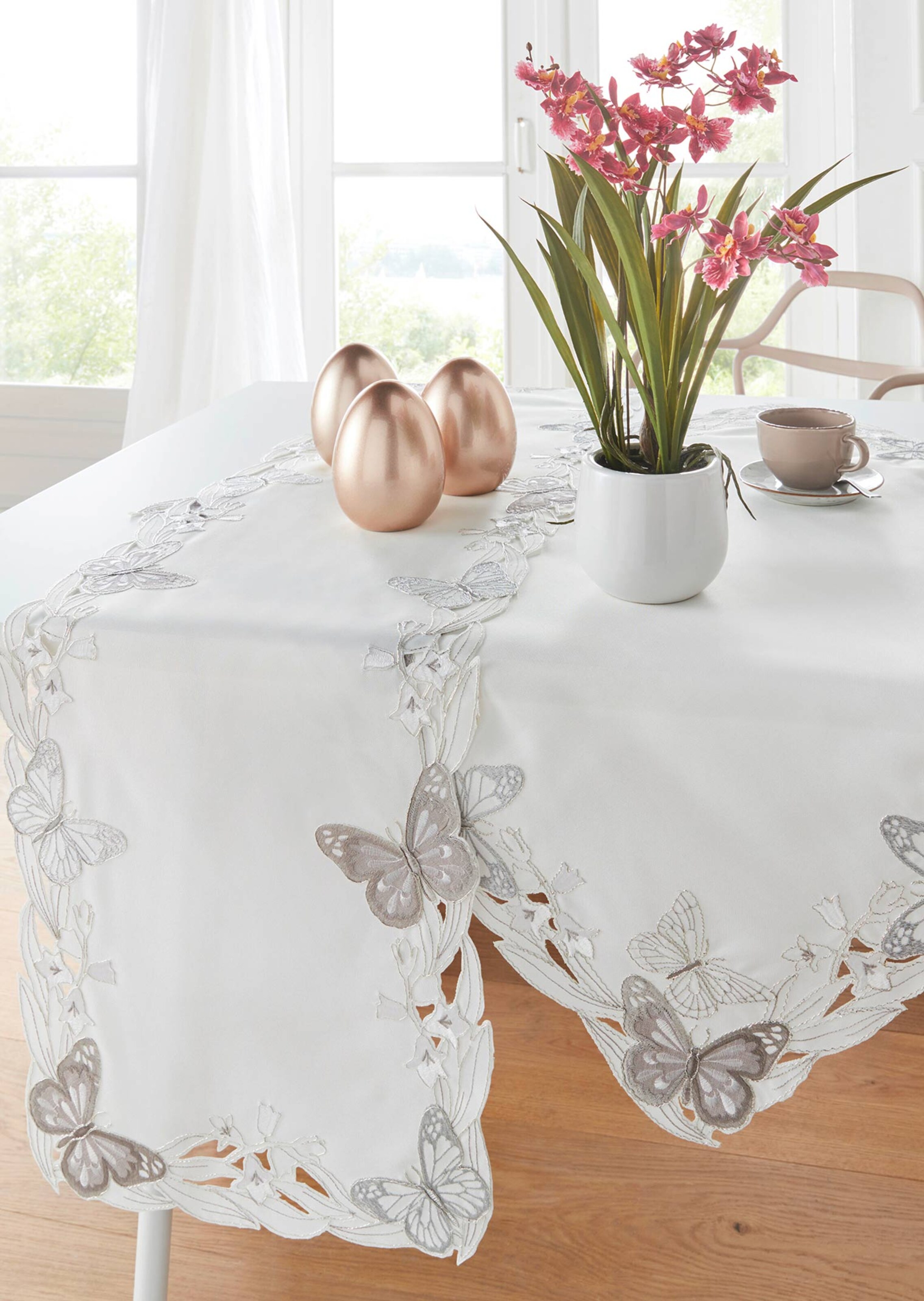 Surnappe - blanc / couleur argent - Gr. 01 de Goldner Fashion