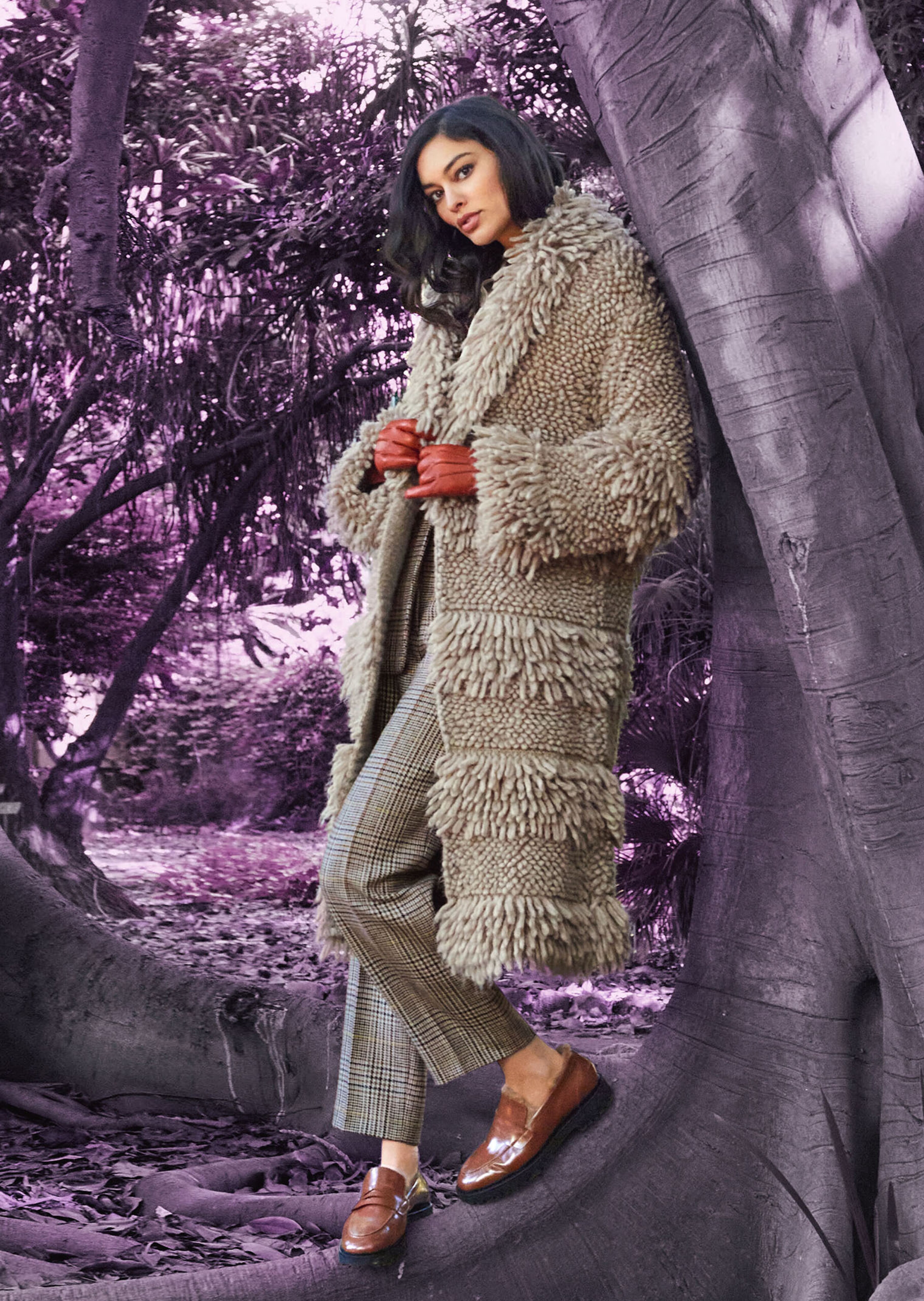 Manteau en tricot