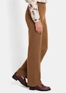 Pantalon à taille élastique avec pinces thumbnail 4