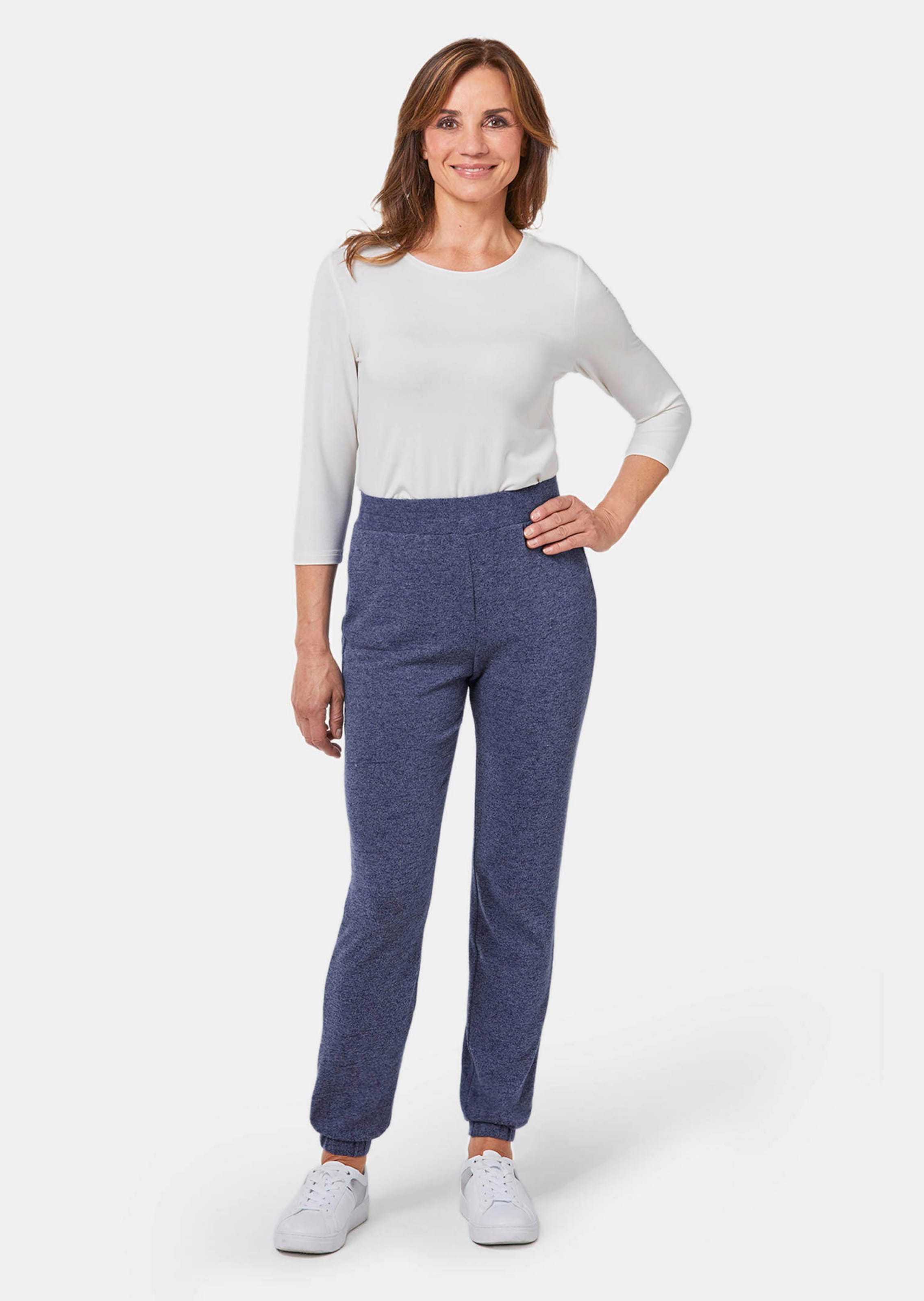 Pantalon - marine / mélangé - Gr. 24 de Goldner Fashion