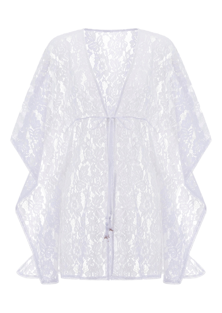 Strandbluse aus leichter Spitze