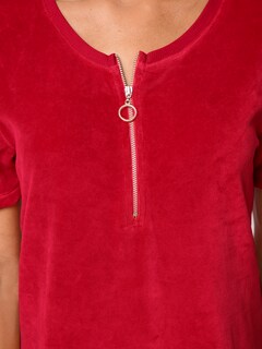 Longshirt in weichem Nicki-Material thumbnail 5