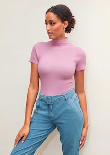 Strickpullover mit Kurzarm thumbnail 7