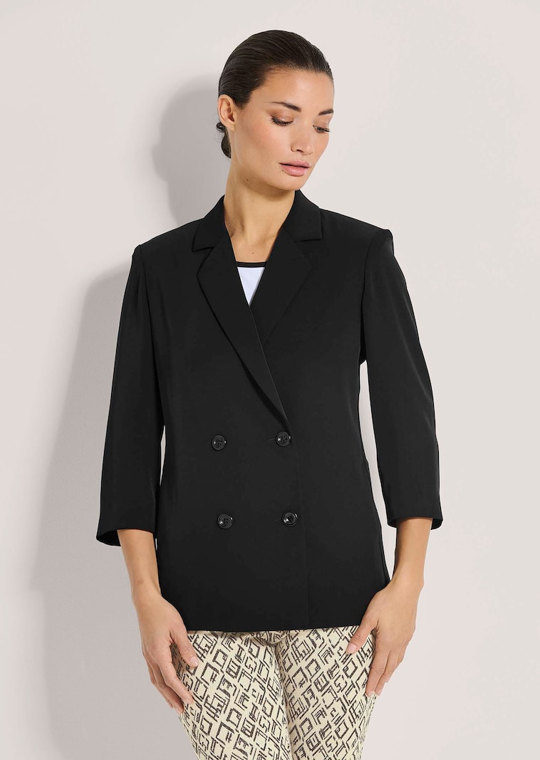 Zweireihiger Blazer mit 3/4-Ćrmeln