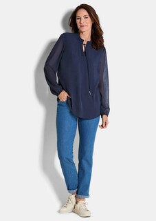 Chiffonbluse mit femininem Ausschnitt thumbnail 2
