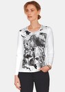 Modieus shirt met pied-de-poule en mooie strassteentjes thumbnail 5