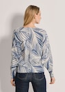 Kaschmirpullover mit Blätterprint thumbnail 3