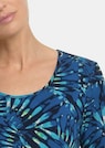 T-shirt en coton avec des fleurs féminines thumbnail 5
