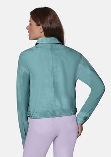 Kurze Lederjacke aus Lammnappa thumbnail 3
