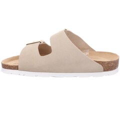 Veloursleder-Pantolette mit Schnallen thumbnail 3