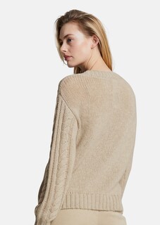 Strickpullover mit Zopfmuster thumbnail 4