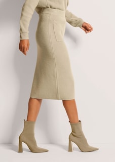 Tricot rok met elastische tailleband thumbnail 4