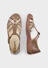Leder-Sandalen in Flechtoptik thumbnail 2