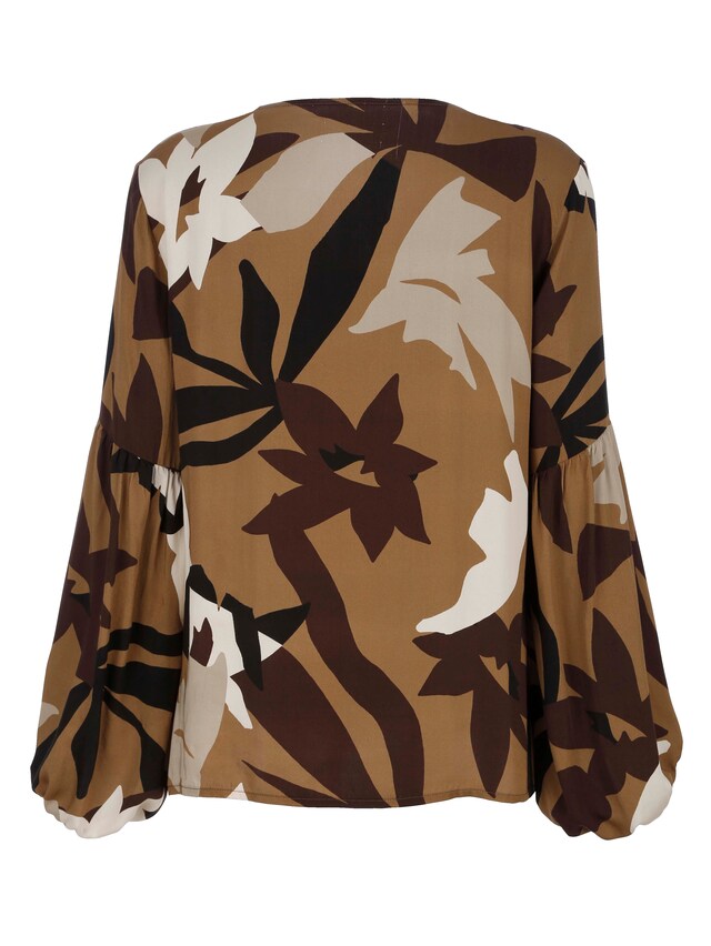 Bluse mit leichtem Ballonärmel 4