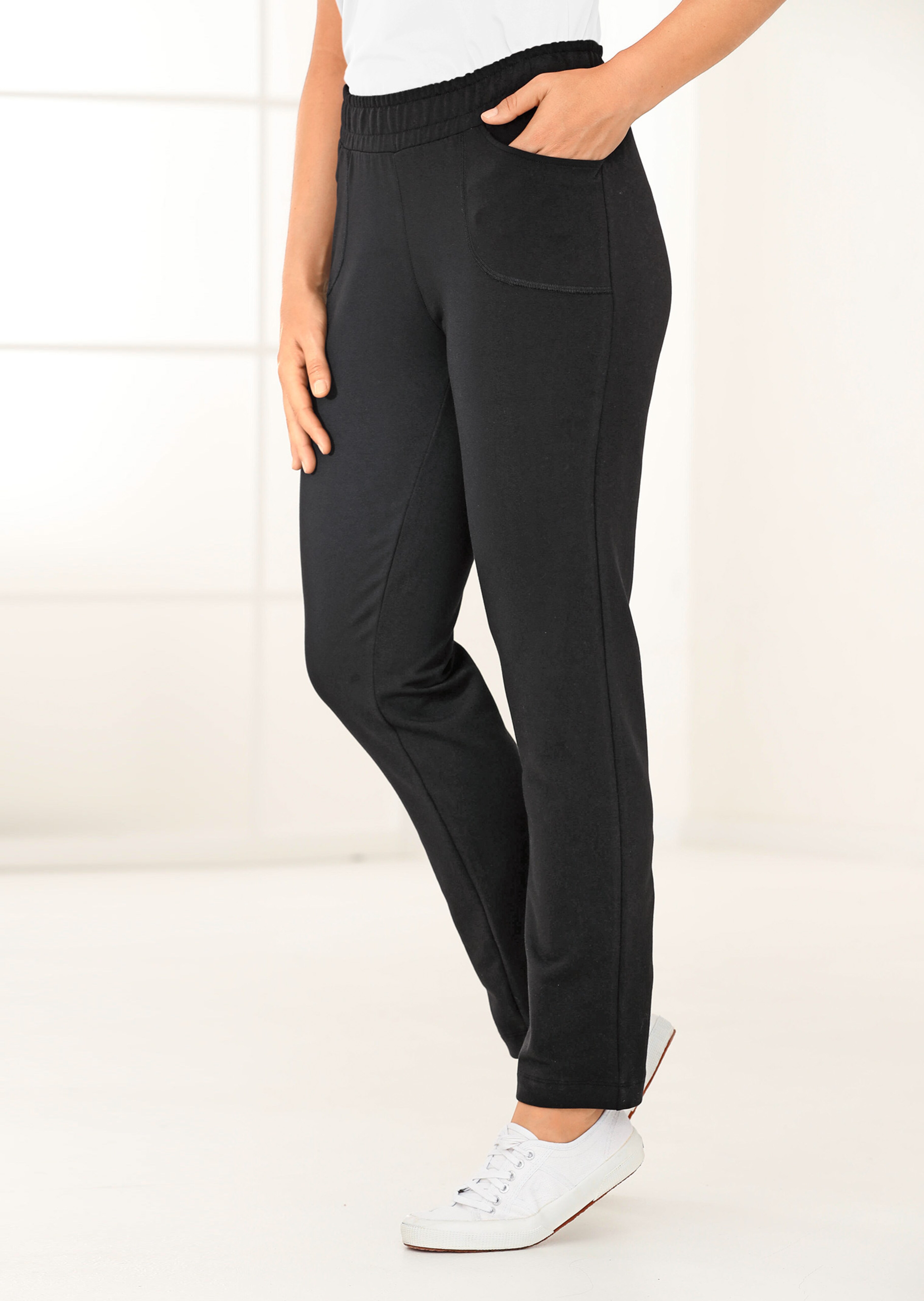 Comfortabele joggingbroek met slip-on tailleband